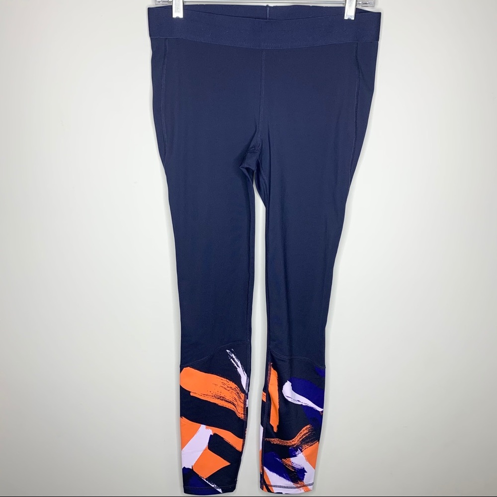 GAP FIT G Fast Navy Running Leggings MED